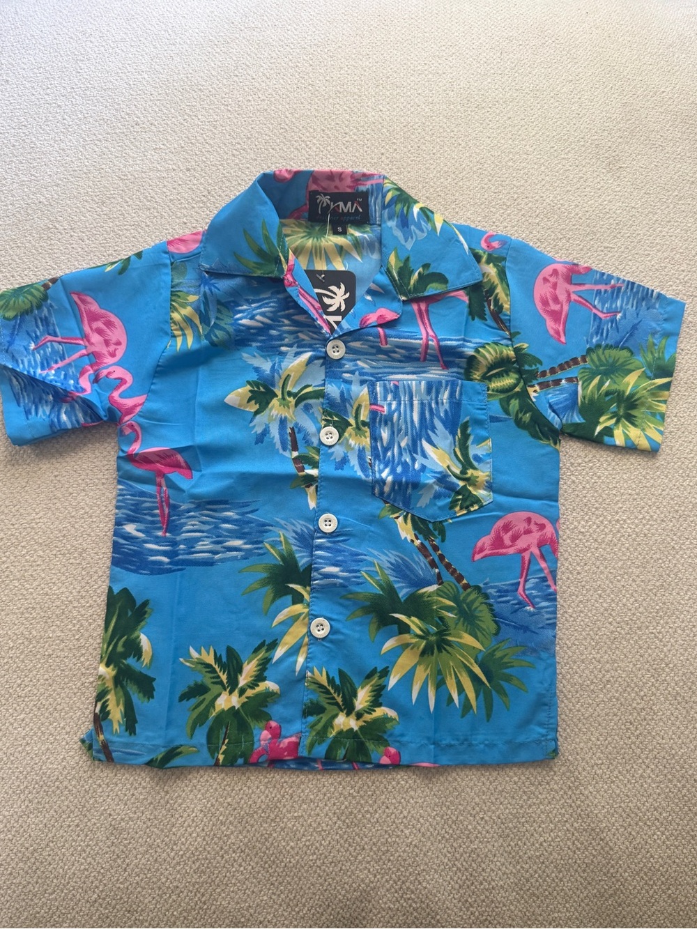 KMA Kids Hawaiian Button-Up Shirt